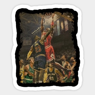 Over The Top, Many Great Basketball Players But The Greatest is Only One Sticker